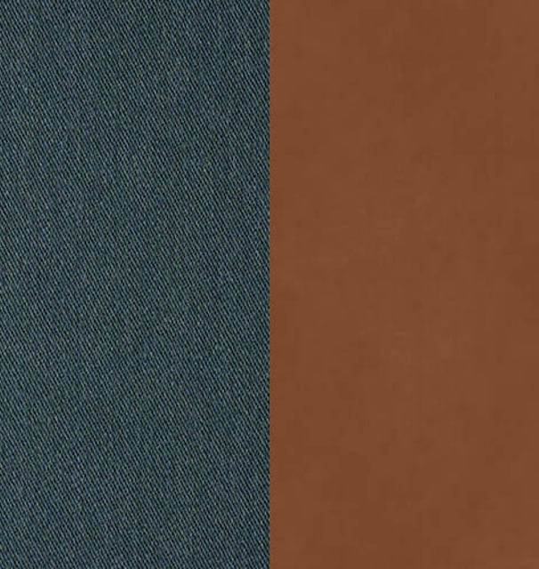 Cast Iron / Cognac Leather